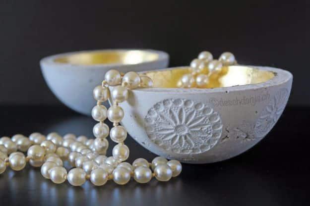 Concrete Jewelry Bowls