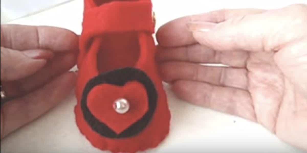 She Needed A Baby Gift And Made These Adorable Baby Shoes (Watch!)