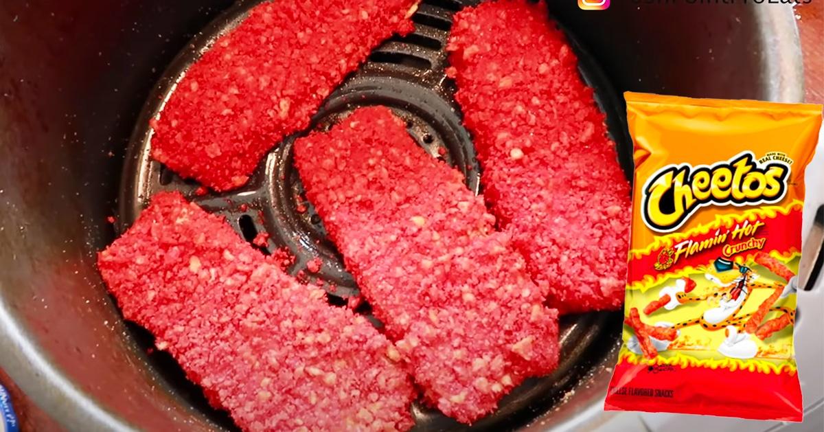 Air Fryer Hot Cheetos Fried Pickle Recipe