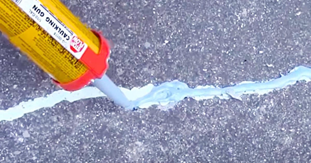How To Repair Cracks On Sidewalks and Driveways