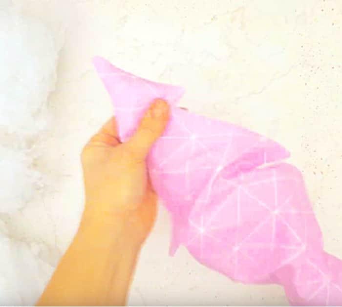 Learn to sew a simple easy quick Christmas Tree pillow From Fat Quarters