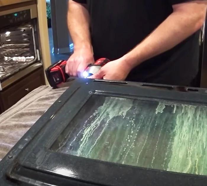 Clean BETWEEN Oven Glass - How to - Kitchen Cleaning Tips and Tricks
