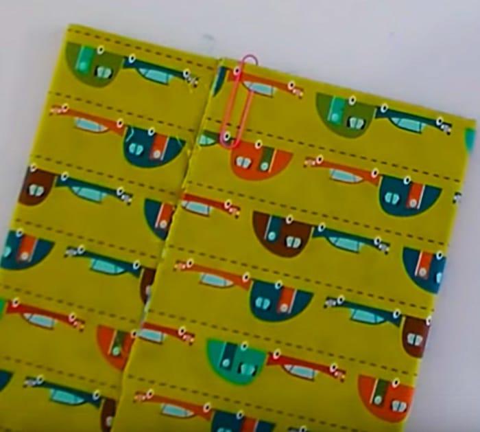 How to fold and store fabric