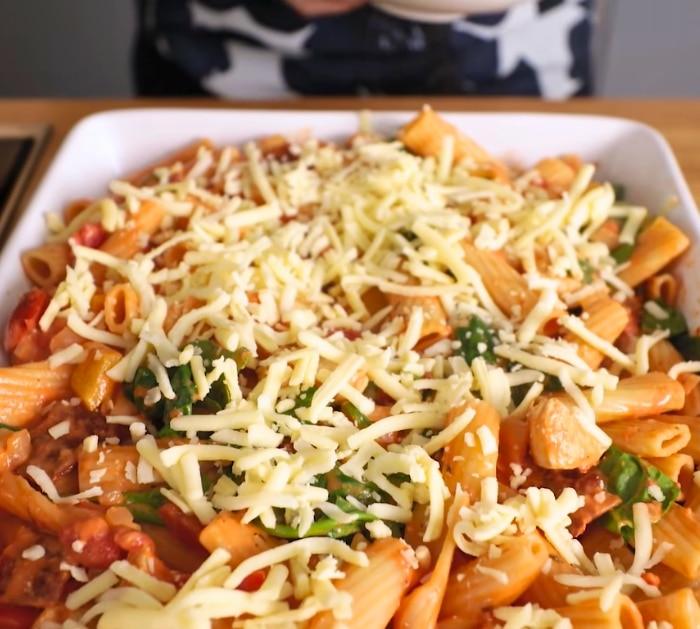 Chicken Bacon Pasta Bake Instructions