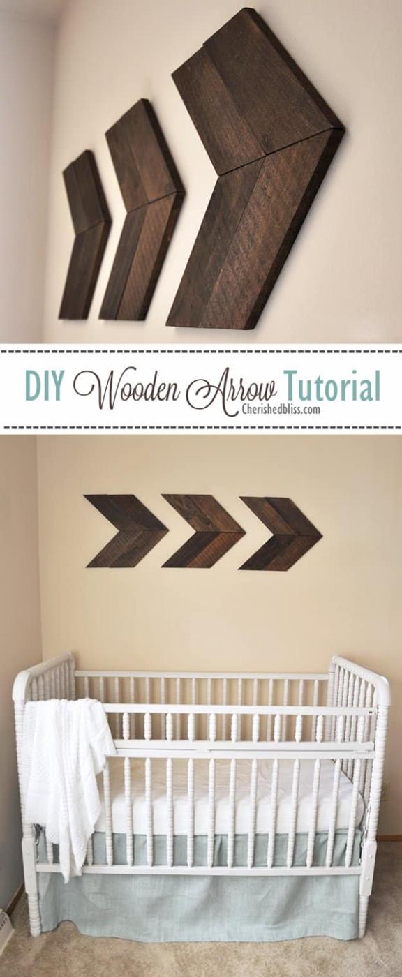 DIY Wooden Arrow Tutorial, a quick living room refresh, and a personal touch a bought version cannot match
