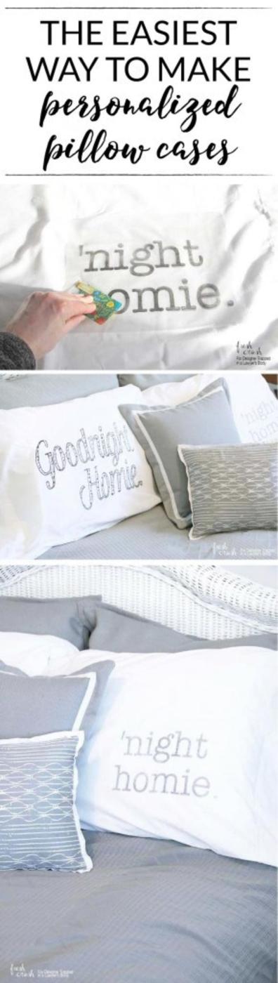 DIY Personalized Pillow Case, a pillowcase project worth sewing this weekend and a beginner friendly make