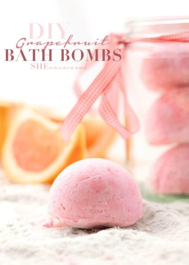 DIY Grapefruit Bath Bombs, flexible enough to adjust for a dry or oily complexion and a finish that feels genuinely pampering