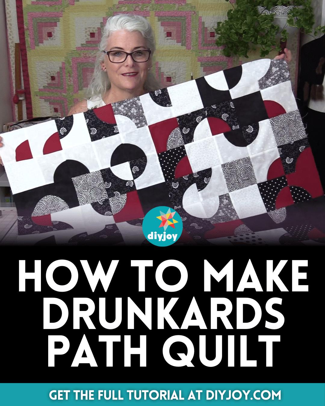 How to Make Drunkards Path Quilt