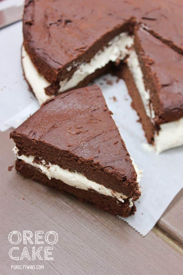 Low Sugar Dessert Recipes - Sugar Free Oreo Cake - Healthy Desserts and Ideas for Healthy Sweets Without Much Sugar - Raw Foods and Easy Clean Eating Dessert Tips, Keto Diet Snacks