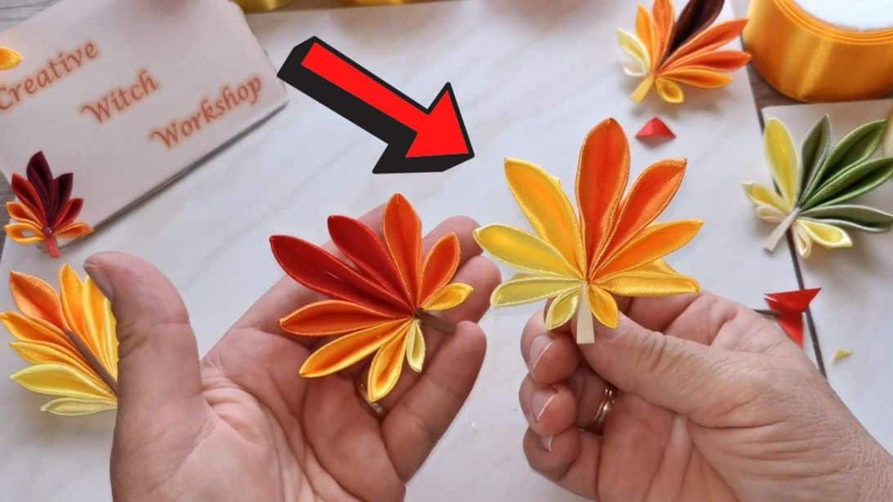 Autumn Leaves Ribbon Tutorial