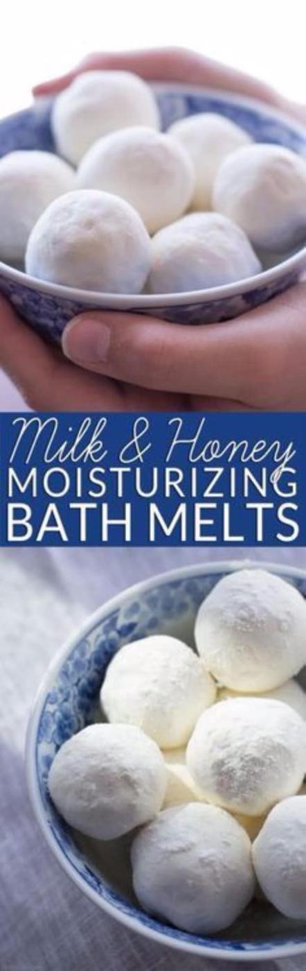 Milk And Honey Moisturizing Bath Melts, fast to mix without any special equipment and a glow that rivals a proper spa visit