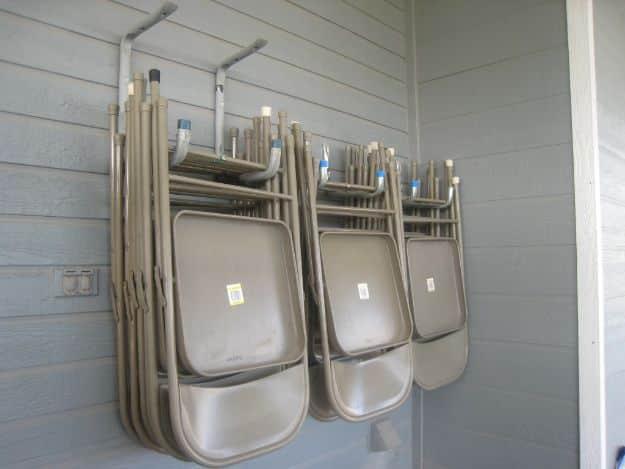 Hang Chairs, straightforward enough to knock out in a day and a great fix using stuff you already have on a shelf