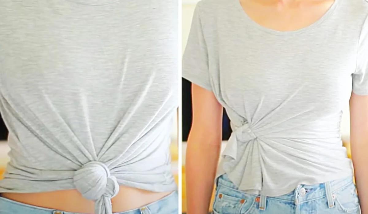 10 Basic Ways To Tie A T-Shirt