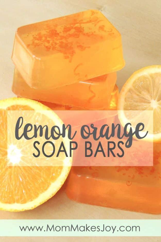 Lemon Orange Soap Bars, quick enough to finish before nap time and an upgrade that feels far pricier than it was