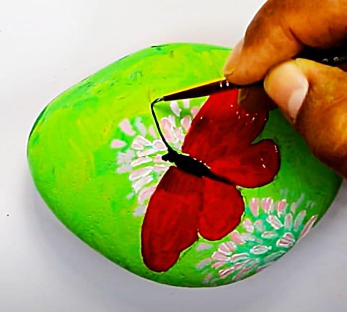 Cover Your Painted Rock With Clear Gloss Paint