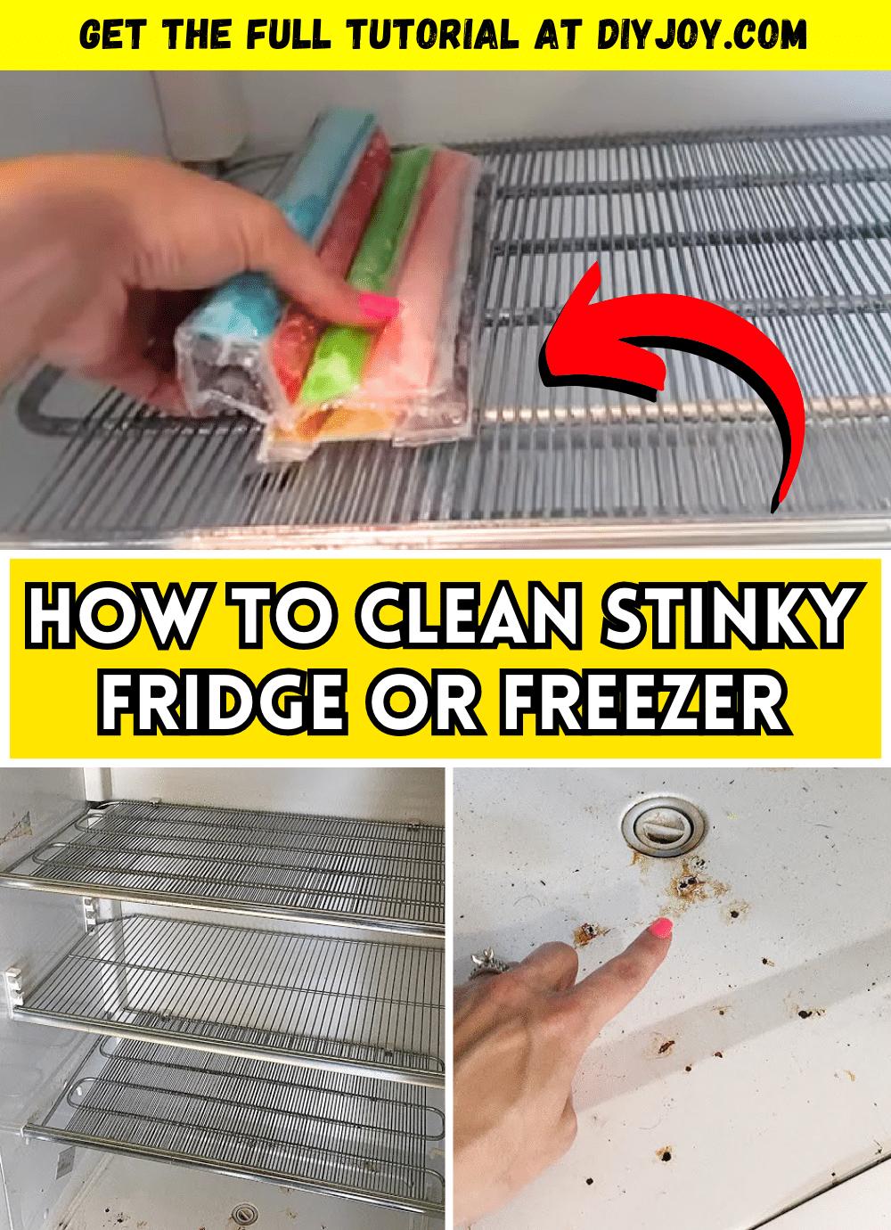 How To Clean Stinky Fridge Or Freezer