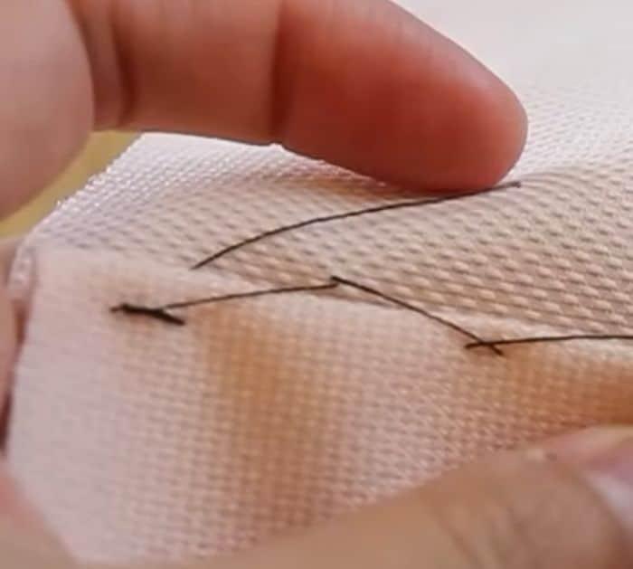 How to Hem Using a Catch Stitch
