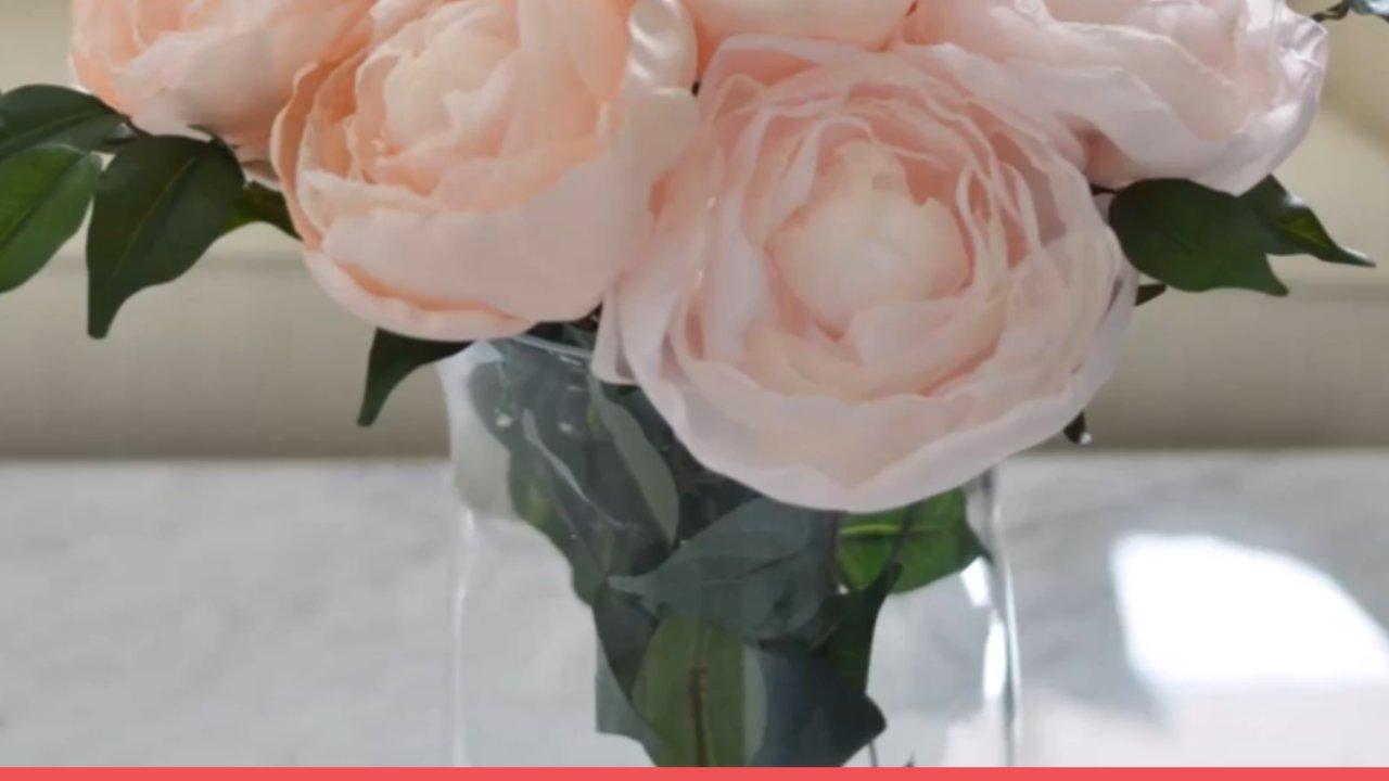 So Amazed With This Technique For Making Realistic Looking Peonies From Fabric!