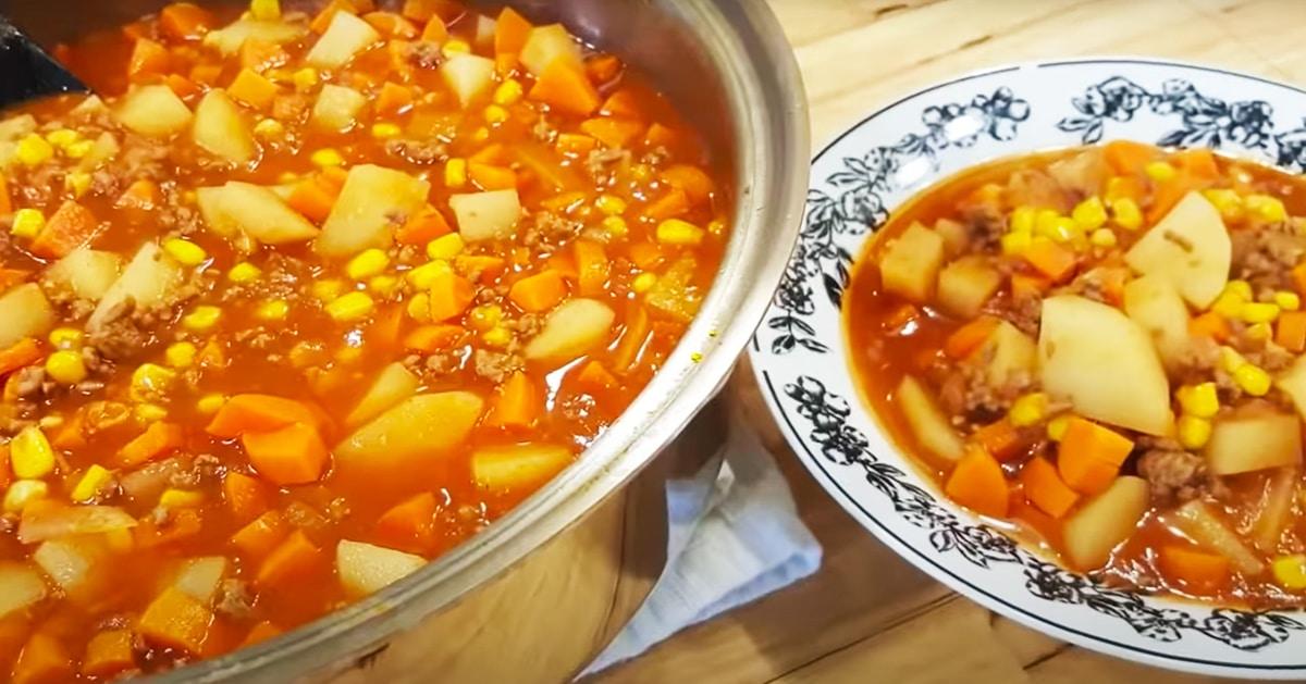 One-Pot Hamburger Soup Recipe