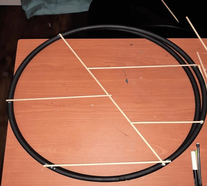 How to Make a DIY Hula Hoop Shelf