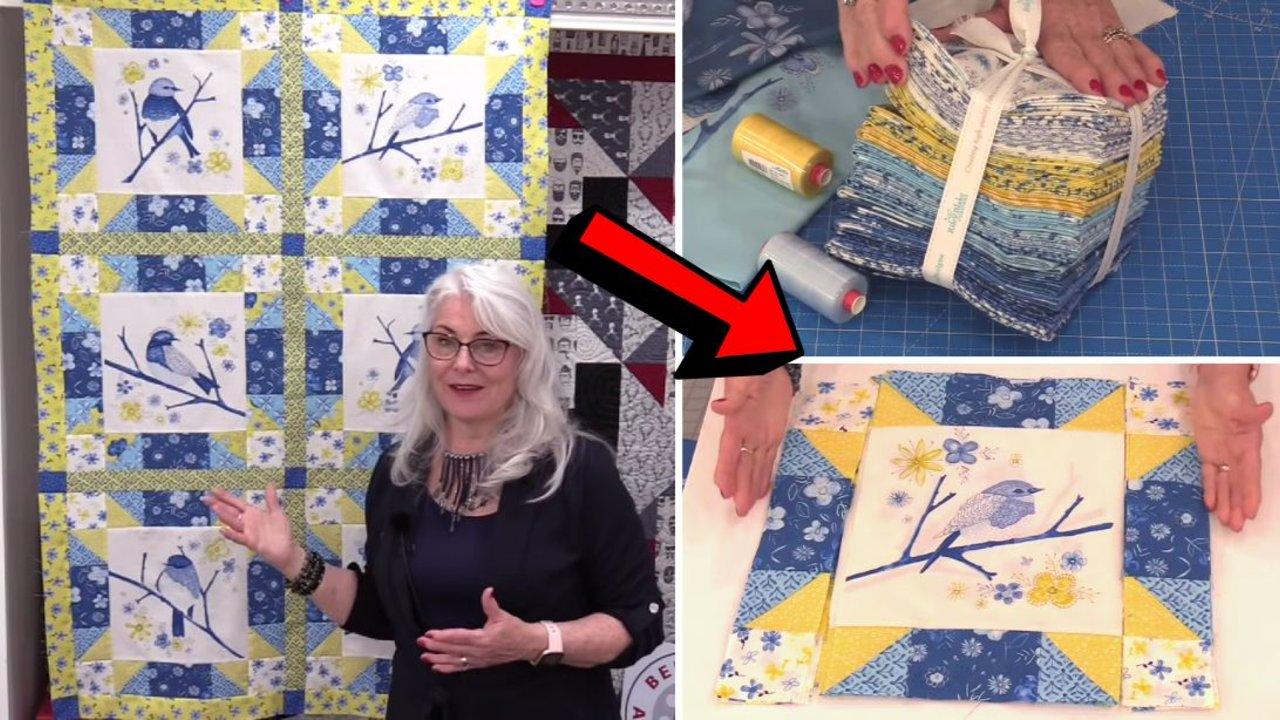 Easy Fat Quarter-Friendly Sunshine Quilt Tutorial