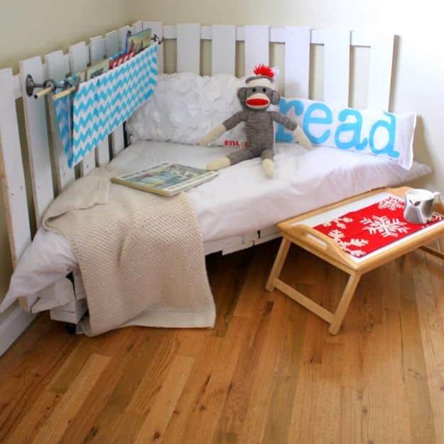 Comfy Reading Nook, a bookish decor project, easy enough to hand off to a total beginner and a showpiece guests linger over