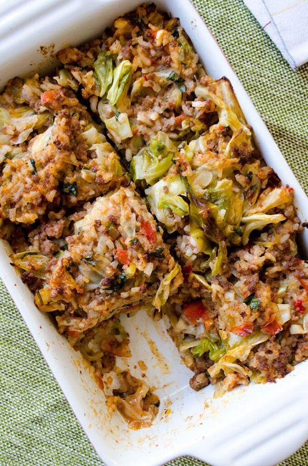 Unstuffed Cabbage Casserole, a casserole recipe worth adding to the dinner rotation and worth trying at your next gathering