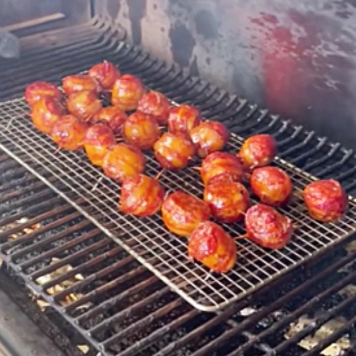 Bacon Wrapped Meatball Recipe - Easy Meatball Recipe - BBQ Meatball Recipe