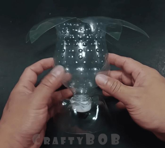 DIY Flower Pot Made From Plastic Bottles Instructions