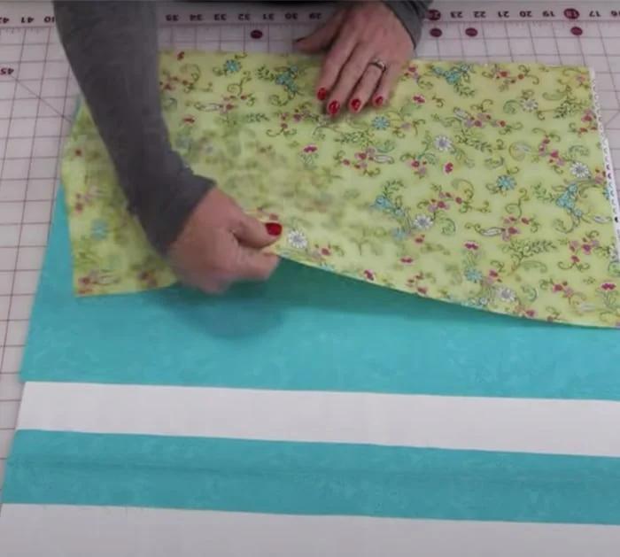 pillowcase with flap materials