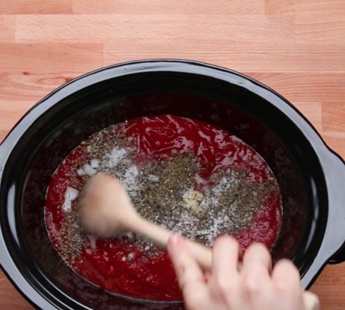 Make Mozzarella Stuffed Meatballs with Mozzarella Sticks