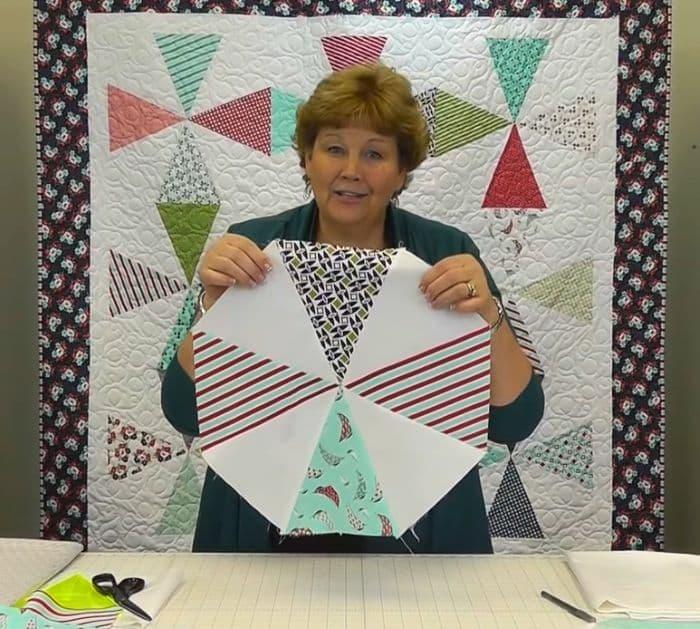 Easy Wedge Diamond Quilt Materials