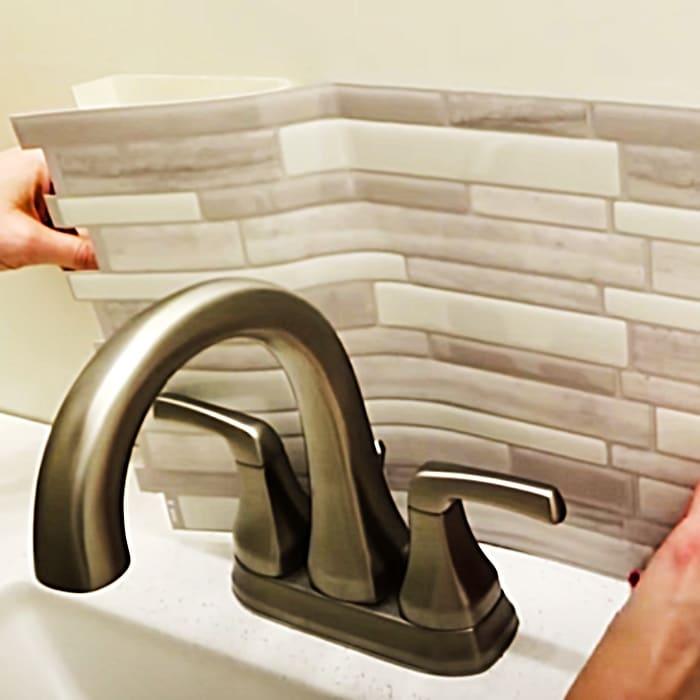 Bathroom Remodel Ideas - New Backsplash Ideas - Easy Home Hacks