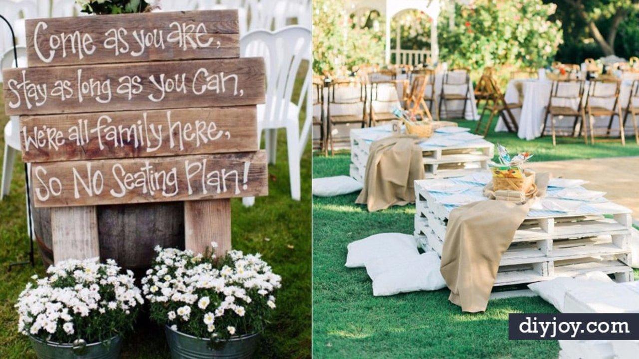 41 DIY Ideas for An Outdoor Wedding