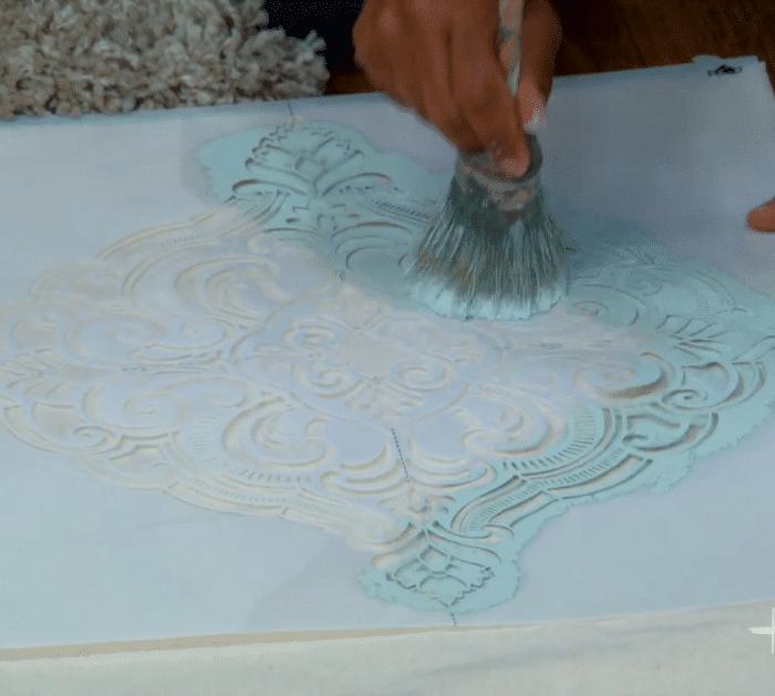 Materials for Stenciled Drapes