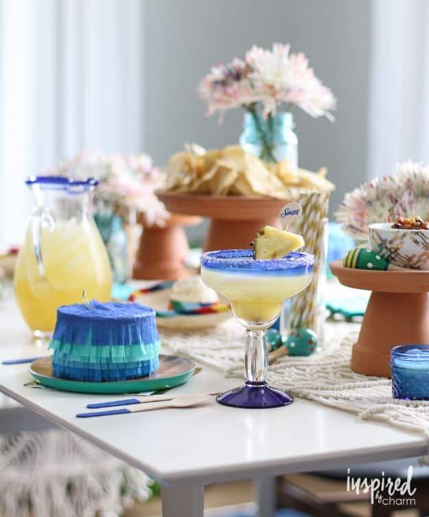Margarita Recipes - Vanilla Pineapple Margarita - Drink Recipes for a Party - Recipe Ideas for Blender Margaritas - Lime, Strawberry, Fruit | Easy Drinks With Tequila
