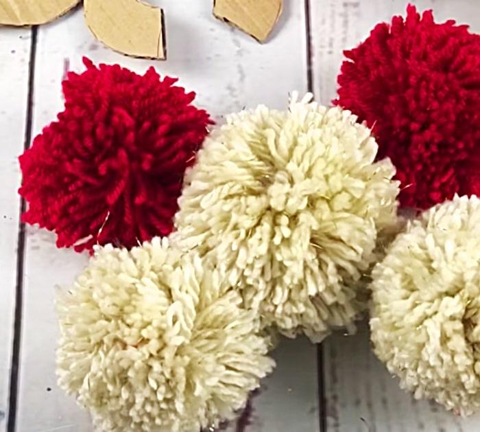DIY Christmas Decor - How To Make A Pom Pom Angel - DIY Tree Ornaments