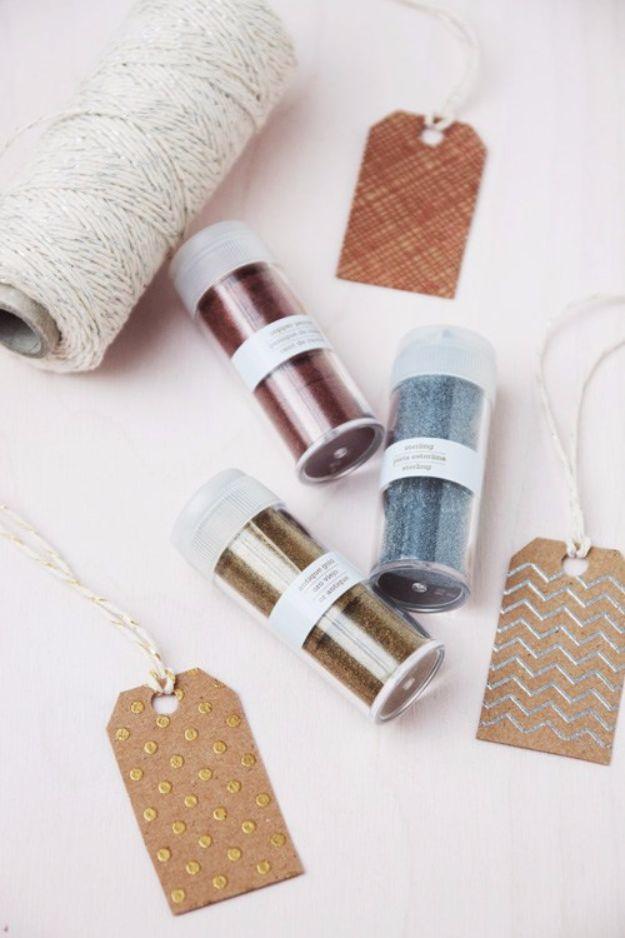 DIY Embossed Metallic Gift Tags, compact enough to mail without a bulky box and a find that earns a spot on the mantel