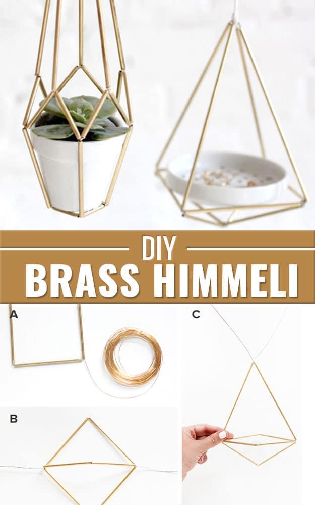 DIY Brass Himmeli, low key enough for a last minute scramble and a memory the recipient brings up again next year