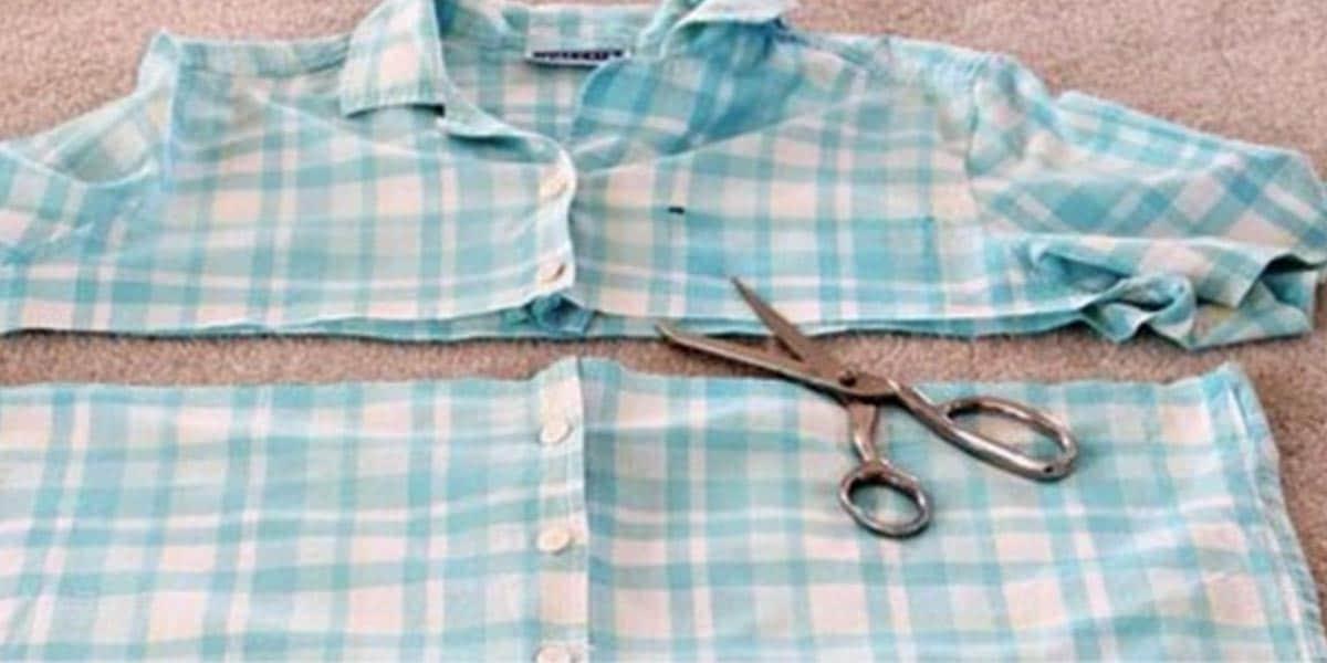 Learn How to Turn An Old Shirt Into An Apron