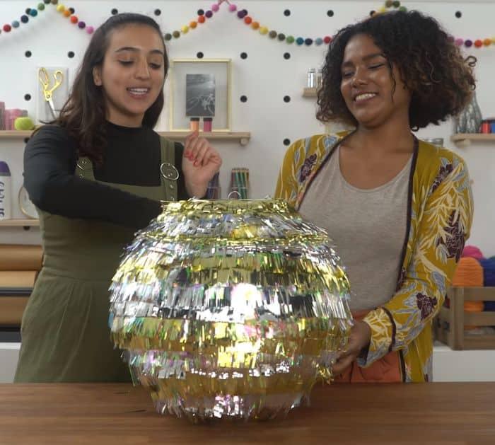 Easy DIY New Year's Eve Piñata Tutorial
