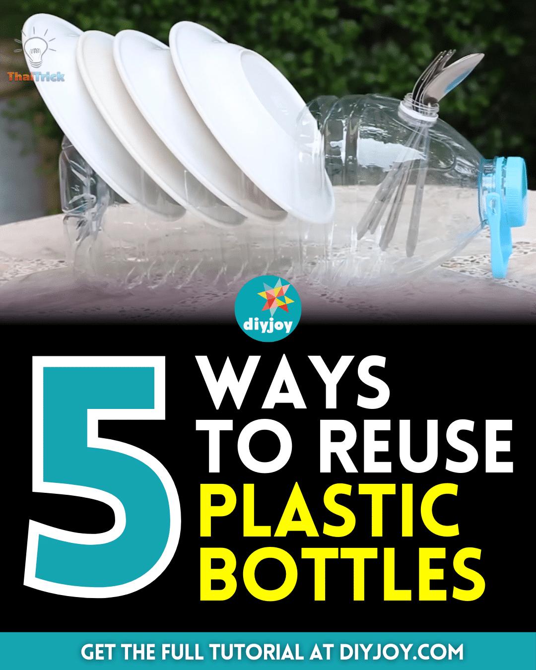 5 Genius Ways to Reuse Plastic Bottles