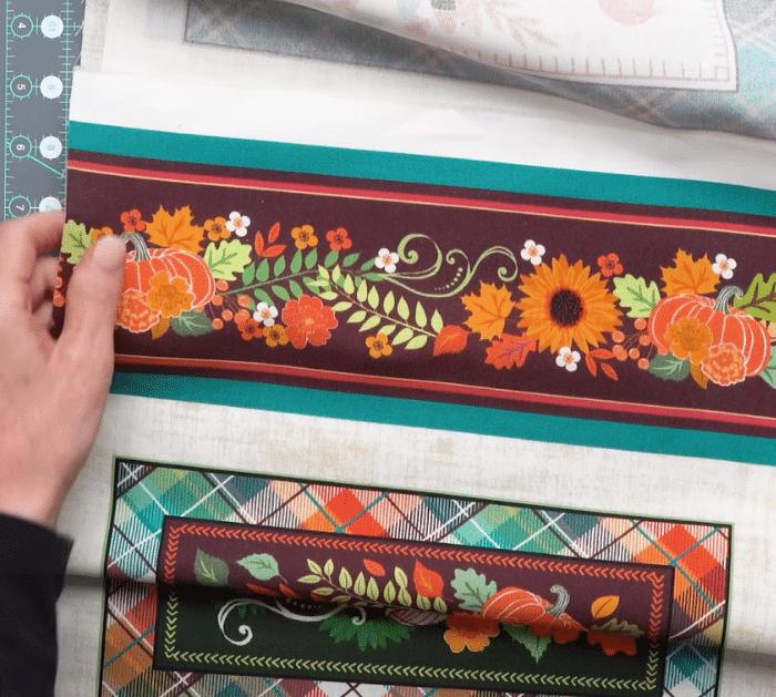 Materials for Gather Together Panel Quilt