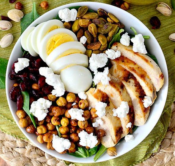 Meal prep ideas - chicken power bowls, easy make-ahead lunch bowl