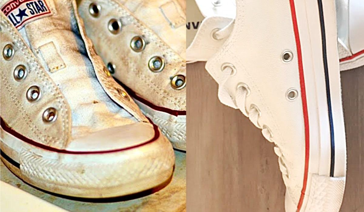 How To Clean White Tennis Shoes
