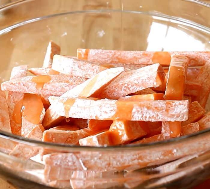 Oven Baked Sweet Potato Fries Ingredients