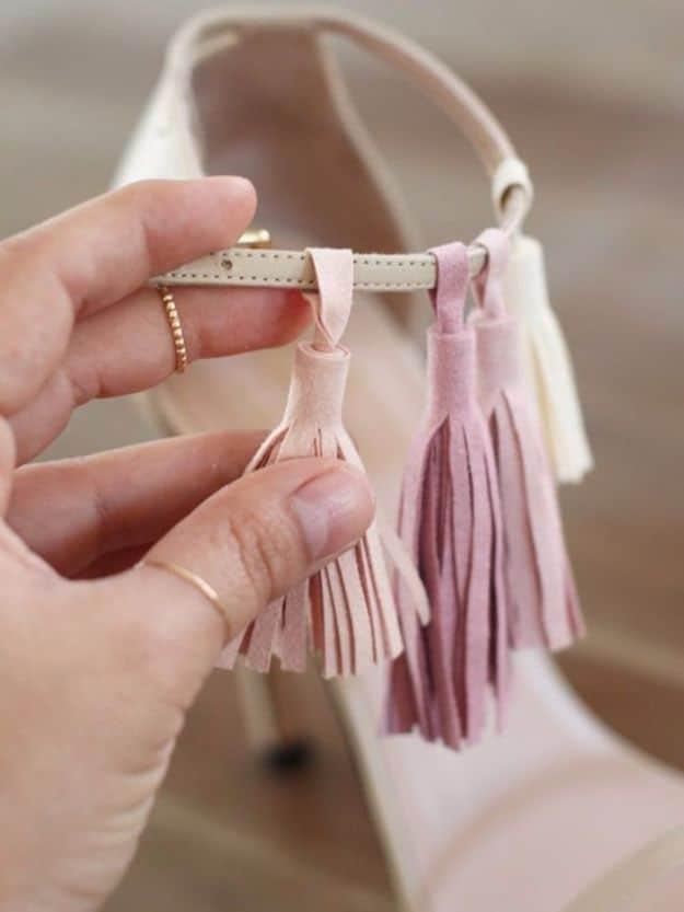 DIY Tassel Heels, a handmade wardrobe refresh, and a piece that gets compliments the first time it is worn