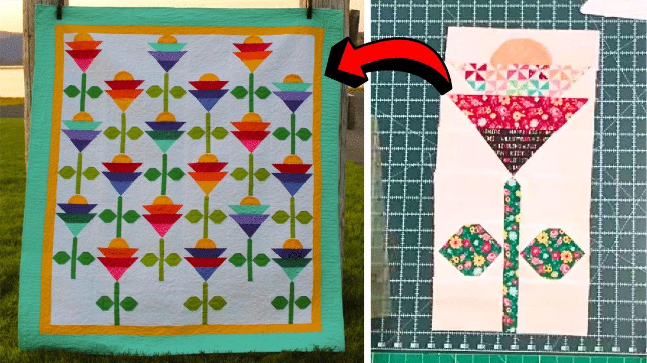Easy Morning Sunshine Quilt Tutorial
