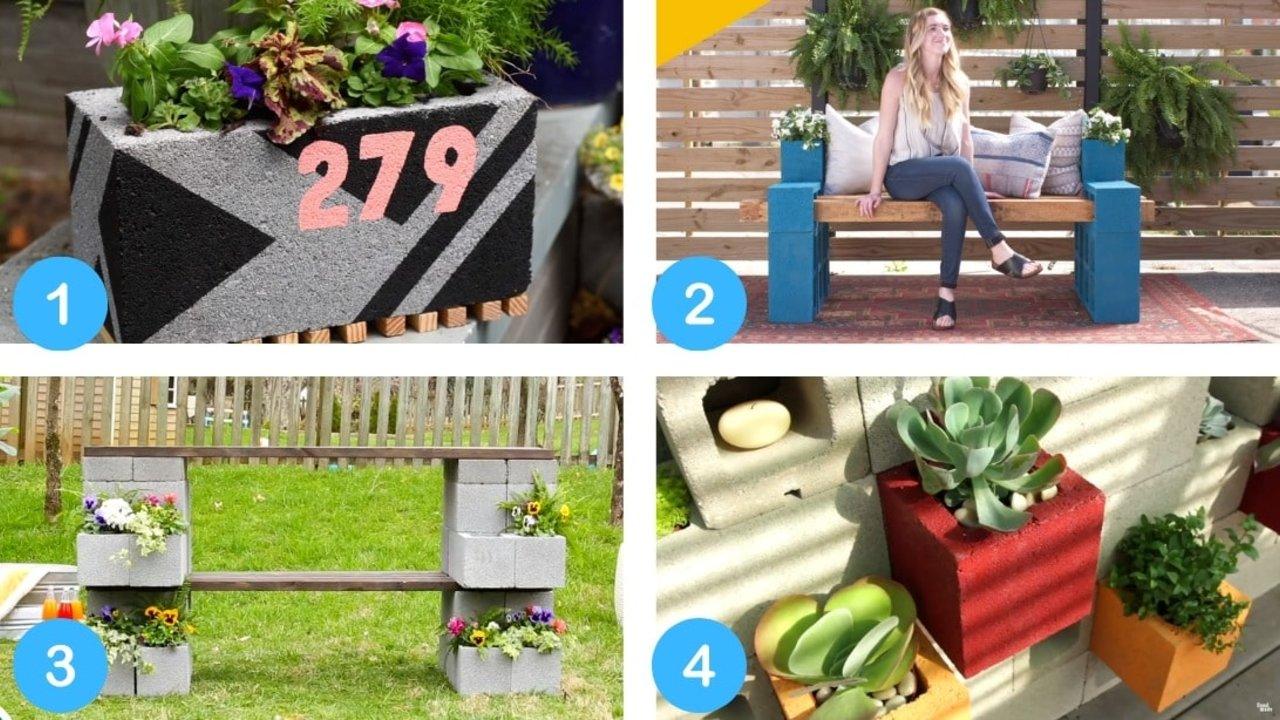 7 Fun and Creative Cinder Block DIYs