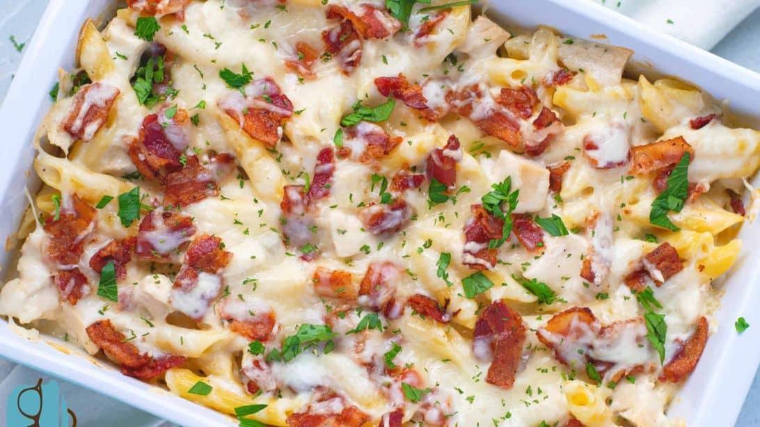 Creamy Chicken Bacon Ranch Casserole Recipe